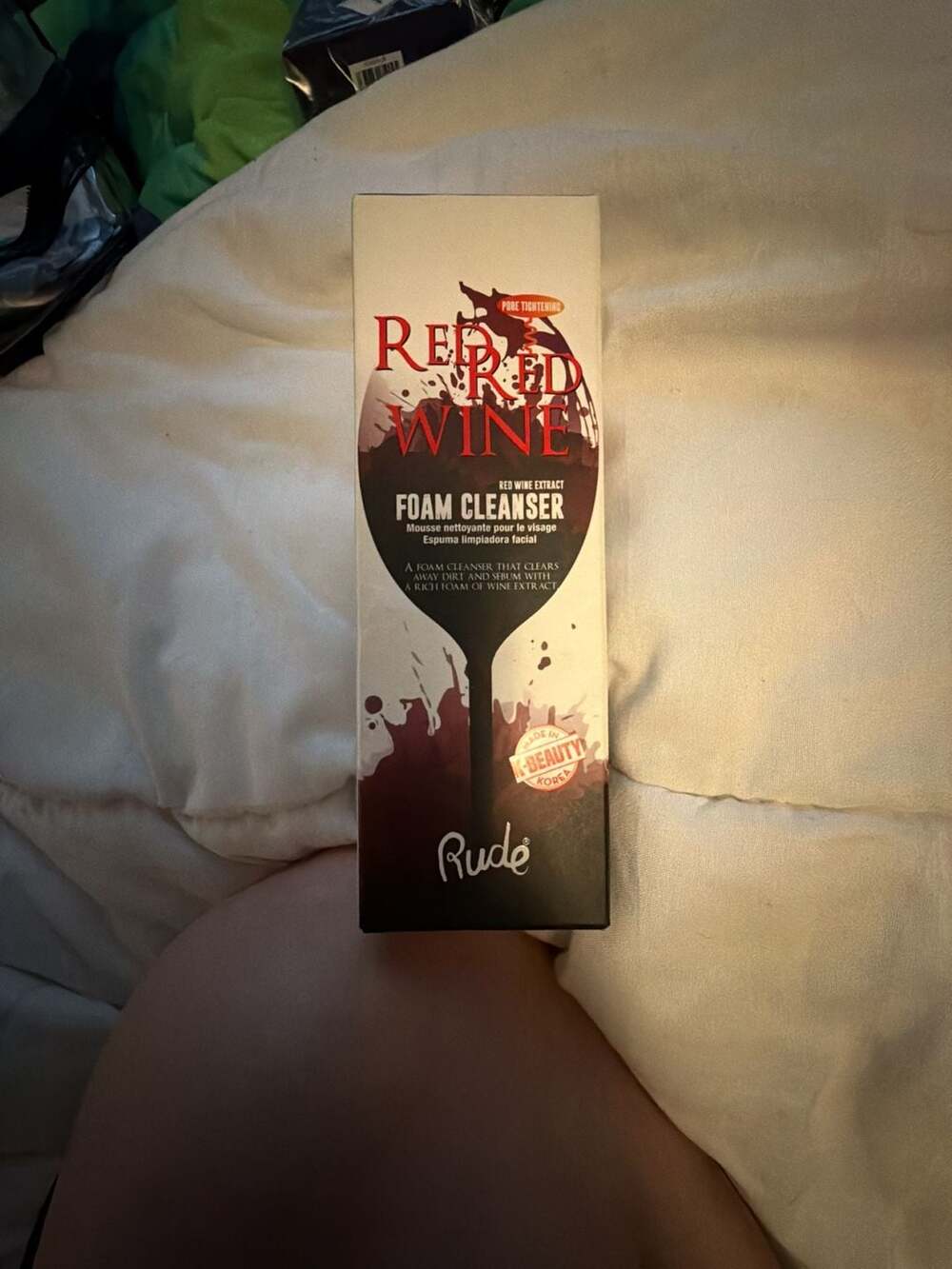 #337 Rude Cosmetics Red Red Wine Foam Cleanser